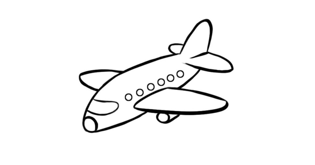 Avión dibujo