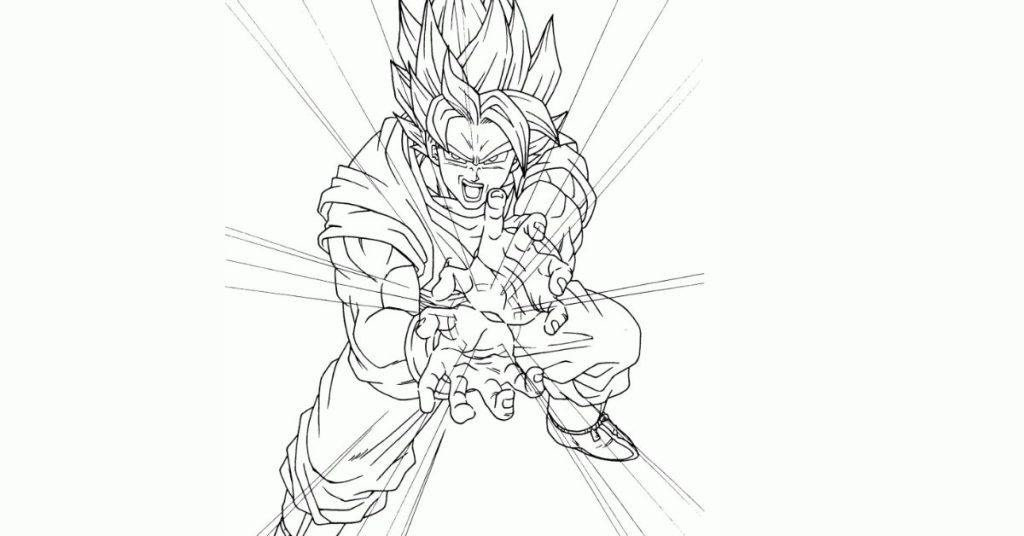 Goku Haciendo el Kamehameha