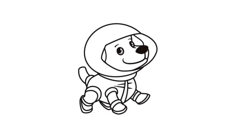 Perro astronauta